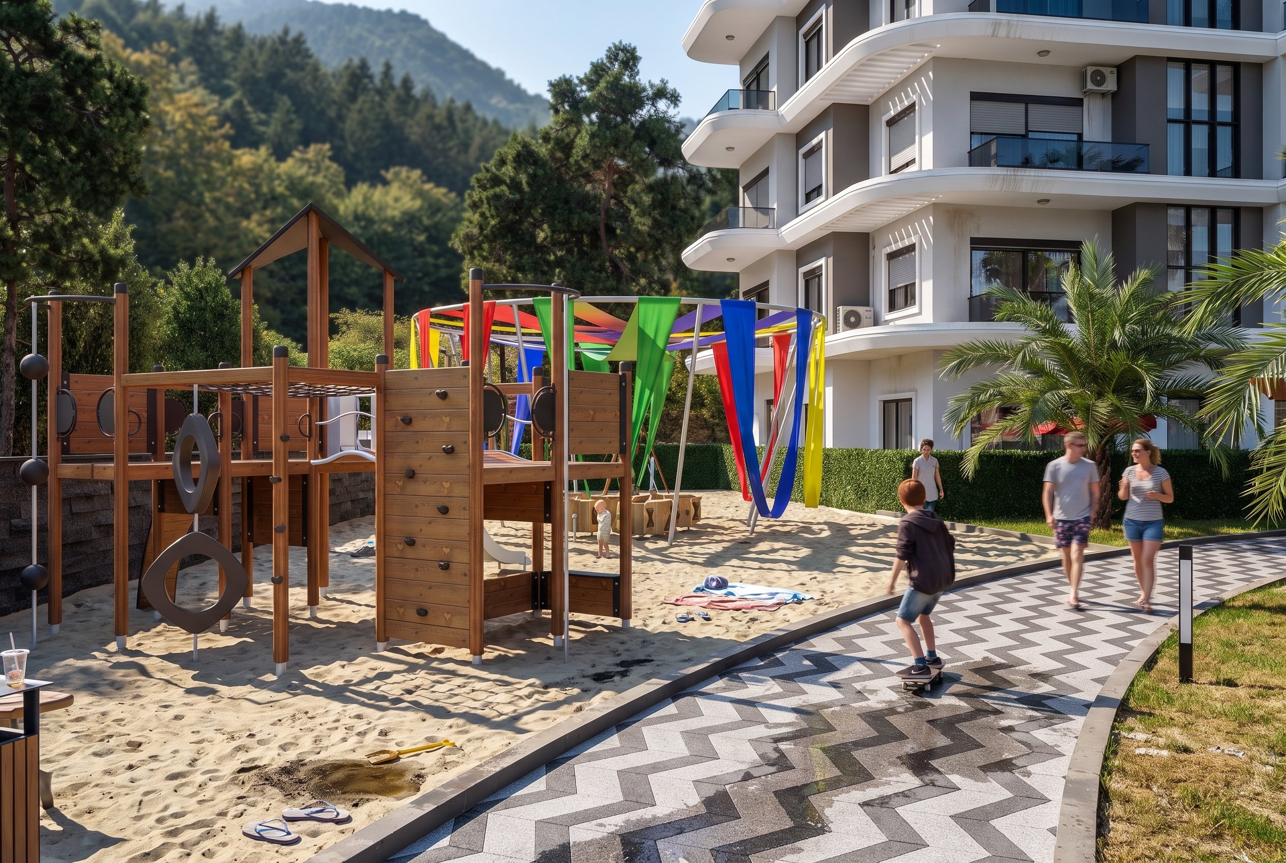Visualisierung des Spielbereichs